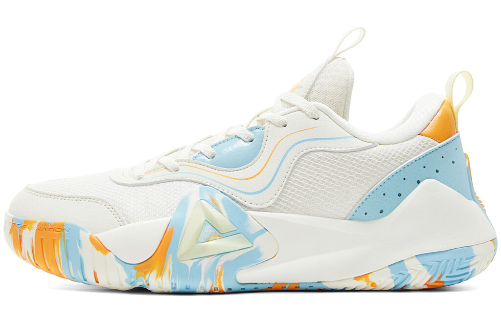 PEAK Fengji Taichi Low top Performance Basketball Shoes Men’s Super Light White Blue