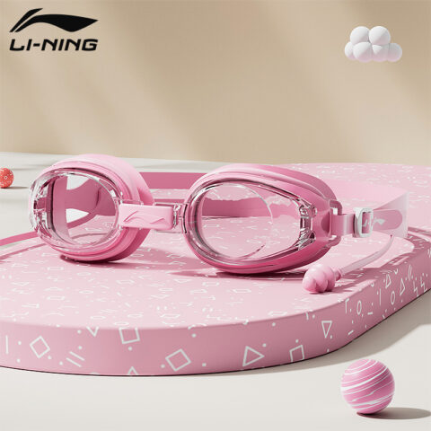 Li Ning Swim Goggles Polycarbonate, Silicone Swim Diving Kids’