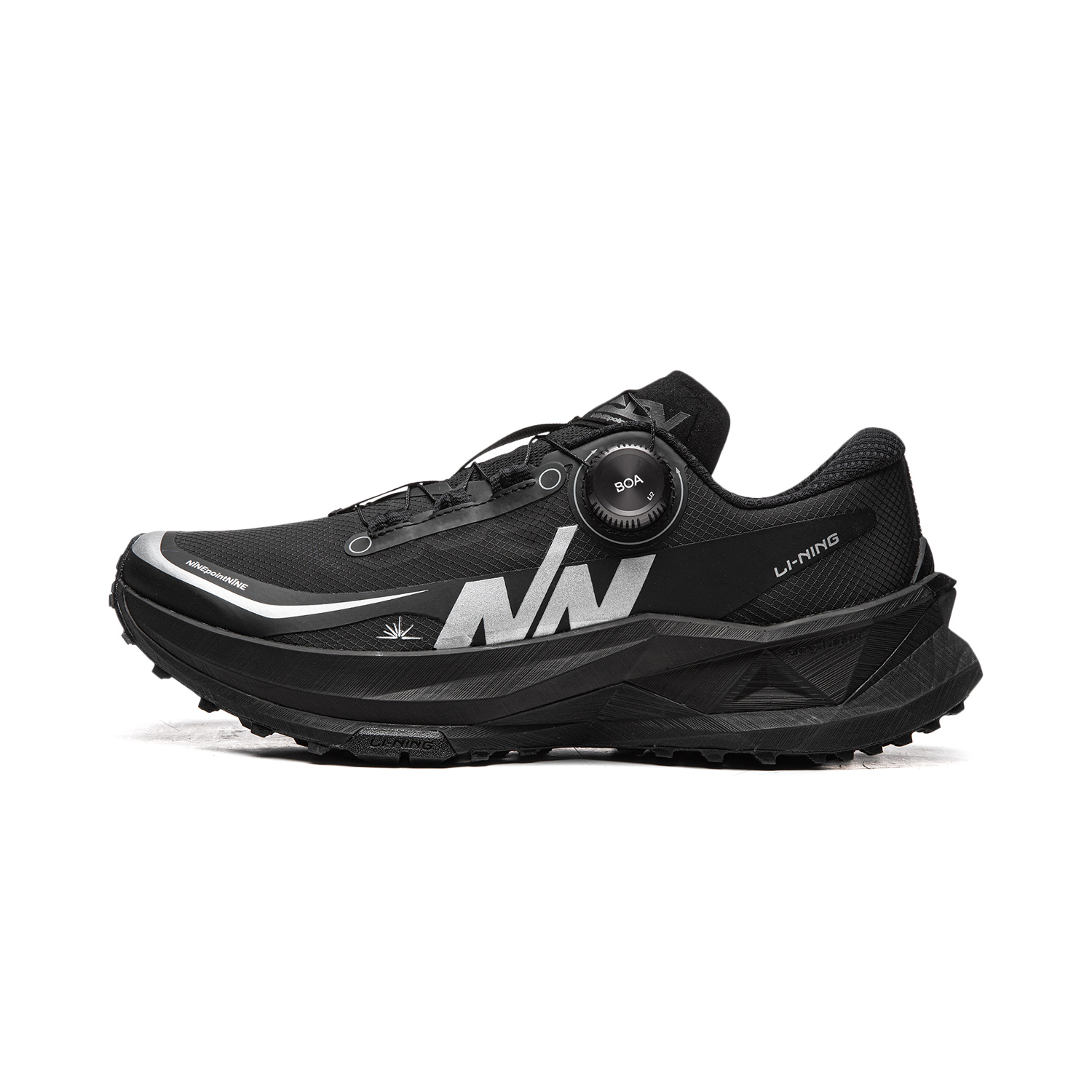 Li Ning De Lucas PRO Cushioning Slip Resistant Abrasion Resistant Rebound Low top Trail Running Shoes Unisex