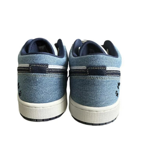 Jordan Air Jordan 1 Vintage Basketball Shoes Men’s Low Top White/Blue