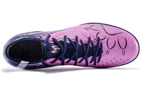 KELME Master 2.0 TF Turf Soccer Shoes Unisex Dark Blue Neon Pink