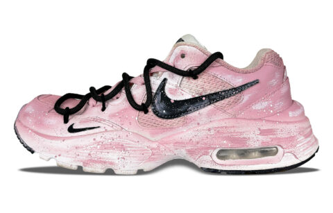 Nike Air Max Fusion Slip Resistant Abrasion Resistant Low top Running Shoes Women’s Pink Black