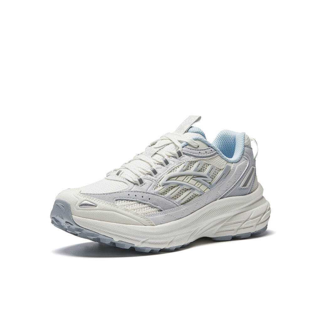 Anta AT957 Textile, Synthetic Leather Abrasion Resistant Breathable Low top EVA, Rubber Casual Running Shoes Women’s