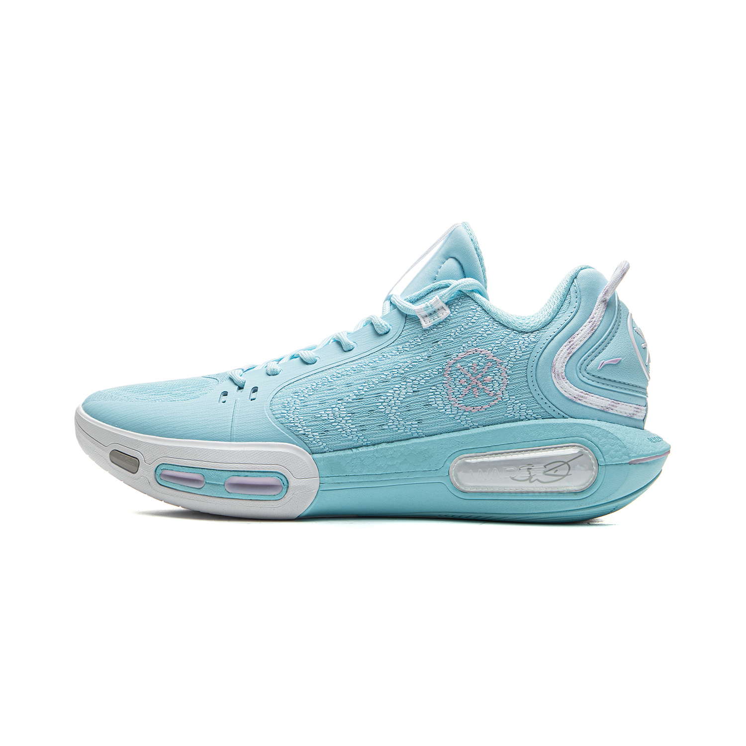 Li Ning Cushioning Slip Resistant Abrasion Resistant Breathable Rebound Grip Low top Basketball Shoes Men’s