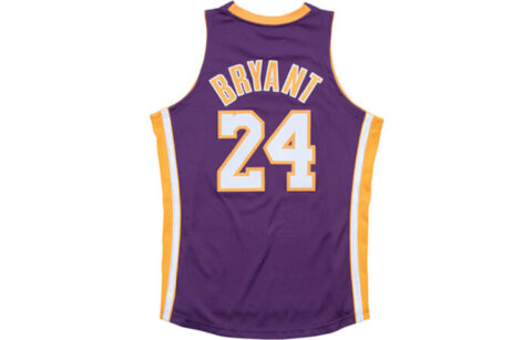 Mitchell Ness Basketball Jersey Unisex Purple