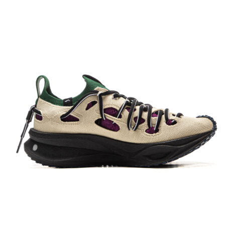 Li Ning Cushioning Slip Resistant Abrasion Resistant Low top Casual Running Shoes Unisex Umber Green