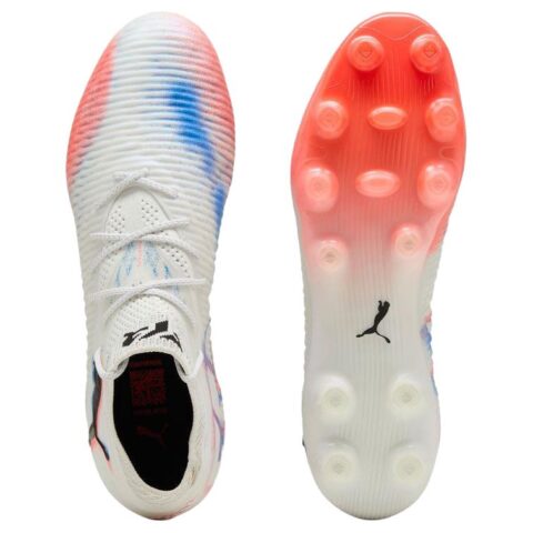 PUMA Future 8 Ultimate Soccer Shoes Unisex White Red Blue