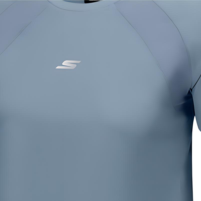 Skechers Quick Dry T Shirts Women’s Navy Blue Gray/027C