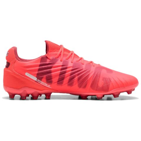 PUMA King Ultimate MG Multi Ground Soccer Shoes Unisex Red