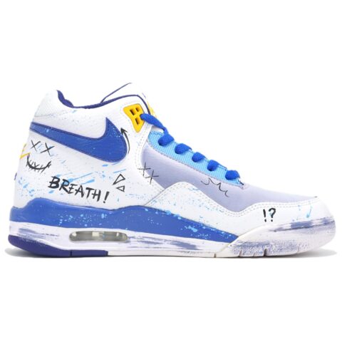 Nike Flight Legacy No Smile Leather Cushioning Slip Resistant Abrasion Resistant Mid top Vintage Basketball Shoes Men’s