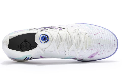 KELME Quick Spark 5.0 TF Turf Soccer Shoes Unisex White Multicolor
