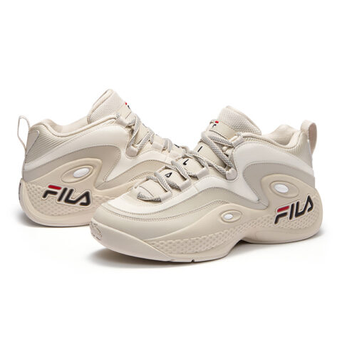 FILA FUSION GH3 Abrasion Resistant Low top Vintage Basketball Shoes Men’s Brown White