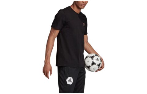Adidas Messi Soccer Jerseys Men’s Black Moderate Straight Fit