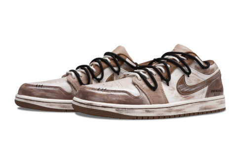 Jordan Air Jordan 1 Cushioning Slip Resistant Abrasion Resistant Low top Skateboard Shoes Men’s Brown