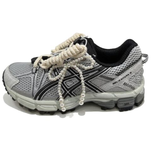 ASICS Gel Kahana 8 FL Bowknot Non slip Lightweight Low top Casual Running Shoes Women's Silver Gray