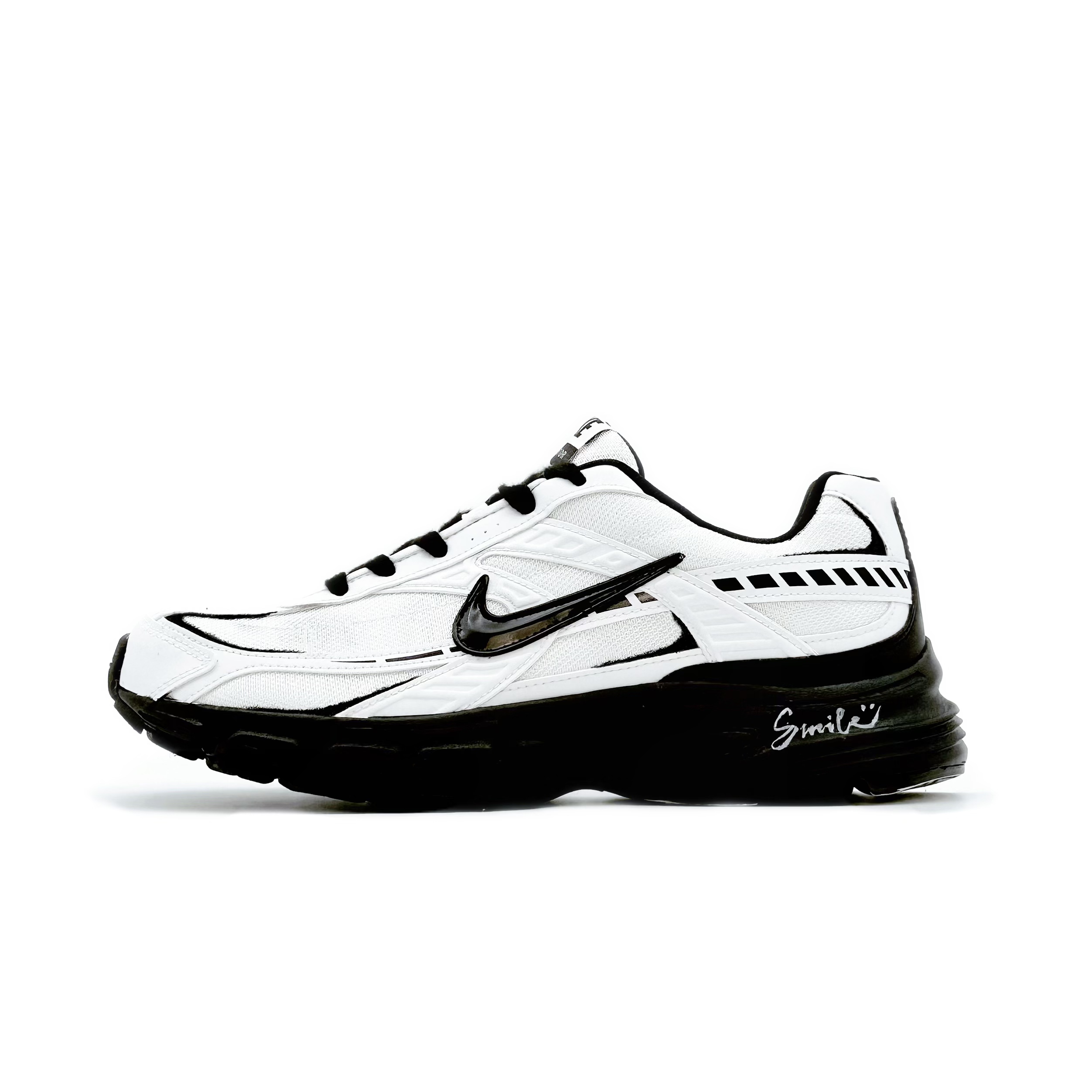 Nike Initiator Cushioning Abrasion Resistant Breathable Low top Casual City Commuting Running Shoes Men’s Black
