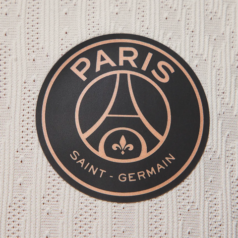 Jordan Sport Dri FITParis Saint Germain Soccer Jersey Men’s Ivory/Black/Rusty Pink/Black