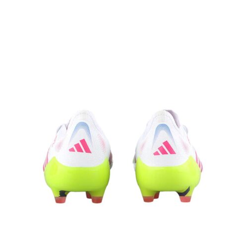 Adidas PREDATOR ELITE Slip Resistant Abrasion Resistant Soccer Shoes Unisex White Pink