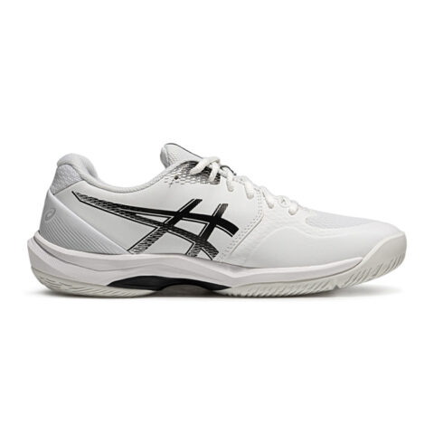 ASICS COURT HUNTER FF Textile, Synthetic Leather Comfortable Slip Resistant Low top Badminton Shoes Men’s White Black