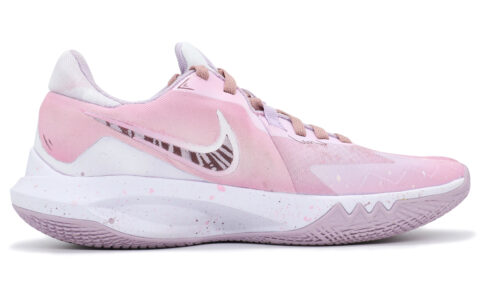 Nike Precision 6 The Pain Of Love Cushioning Slip Resistant Coverage Low top Basketball Shoes Unisex Pink
