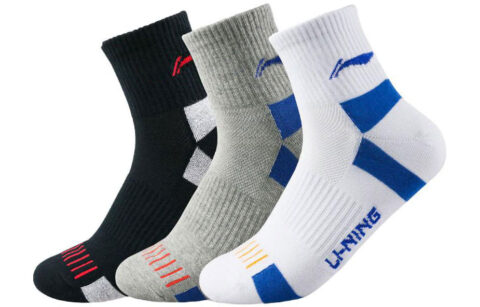 Li Ning Crew Socks Unisex 3 Pack
