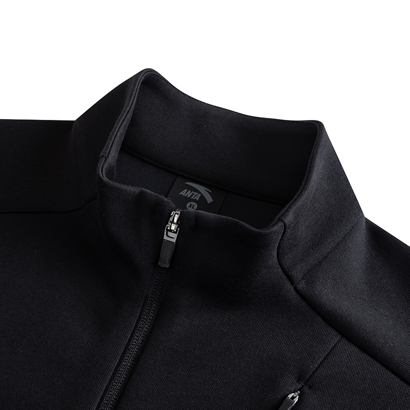 Anta Fall Casual Sportswear Sweatshirt Men’s Basic Black