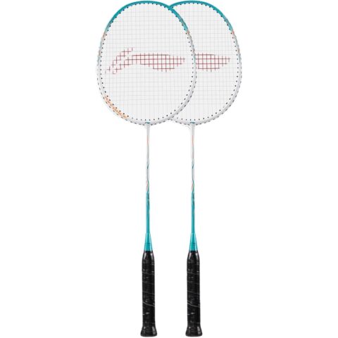 Li Ning Thunder 9 Carbon Aluminum Badminton Rackets Control Type All around Defense Entry level Unisex 3U/G6 2U/G5