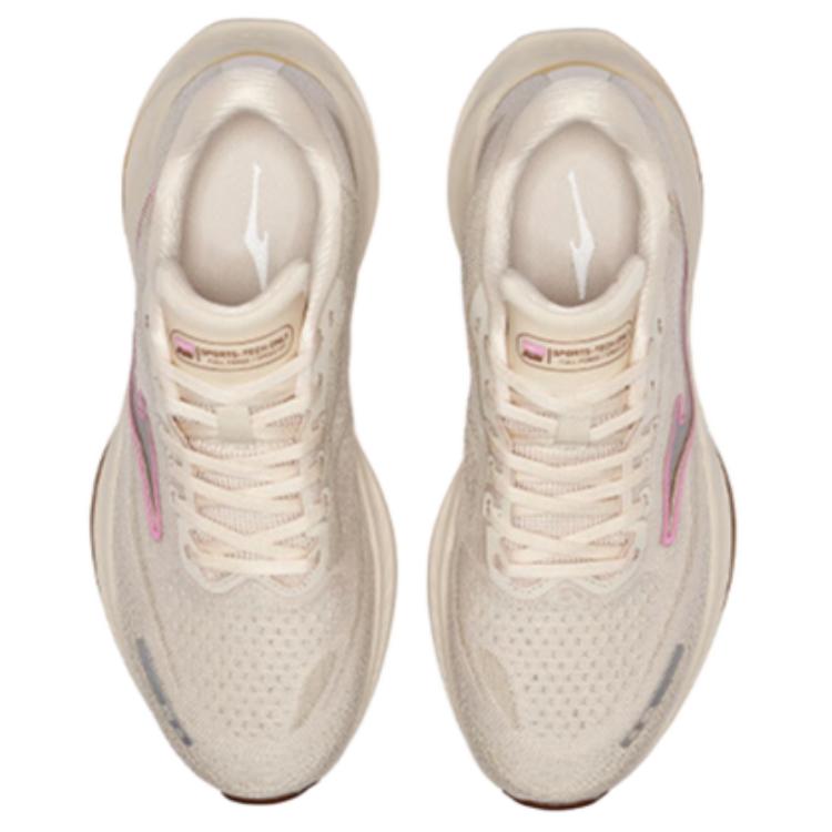 Erke Cushioning Slip Resistant Breathable Low top Casual Running Shoes Women’s Eggnog Gray