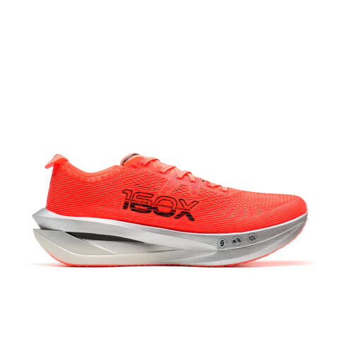 XTEP Low top Carbon Plate Marathon Training Race Running Shoes Men’s Super Orange Black