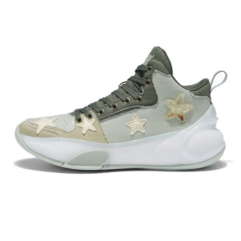 DEVIL AND ANGEL Slip Resistant And Abrasion Resistant Coverage Vintage Basketball Shoes Unisex Crown