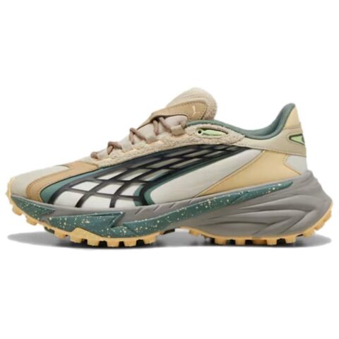 PUMA Spire Slip Resistant Abrasion Resistant Low top Running Shoes Unisex Gray White