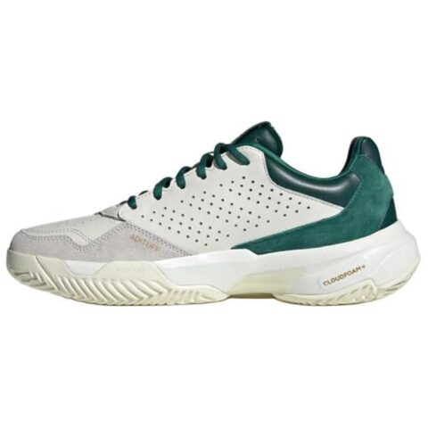 Adidas Courtjam Control 3 Premium Core White Collegiate Green