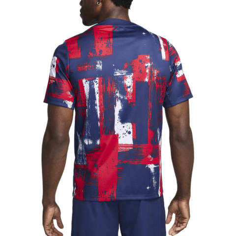 Nike Paris Saint Germain Academy Pro Home Men’s Nike Dri FIT Soccer Pre Match Short Sleeve Top
