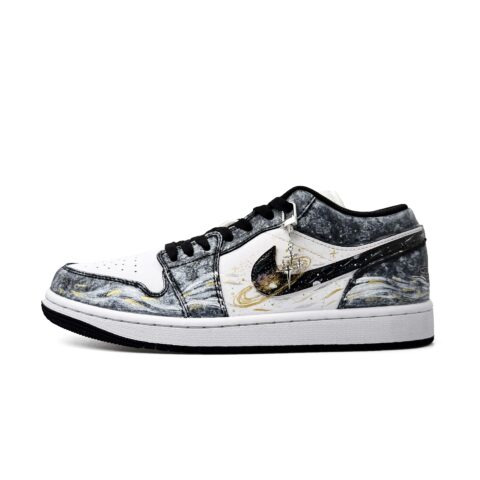 Jordan Air Jordan 1 Shopping Bag, Starry Sea Wander, Spring Summer Ambient, Preppy Style Low top