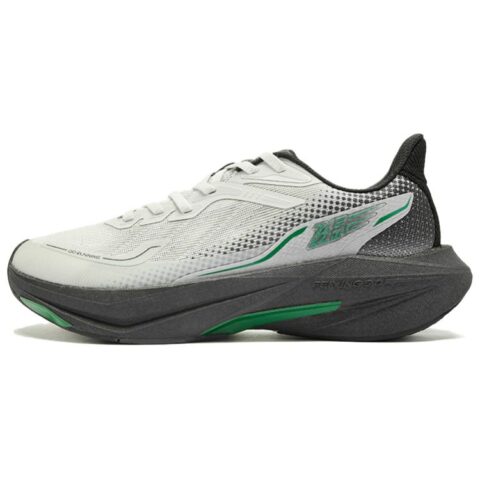QIAODAN Flying Shadow 5.0 Breathable And Lightweight Low top Long Distance Running Shoes Men’s Gray