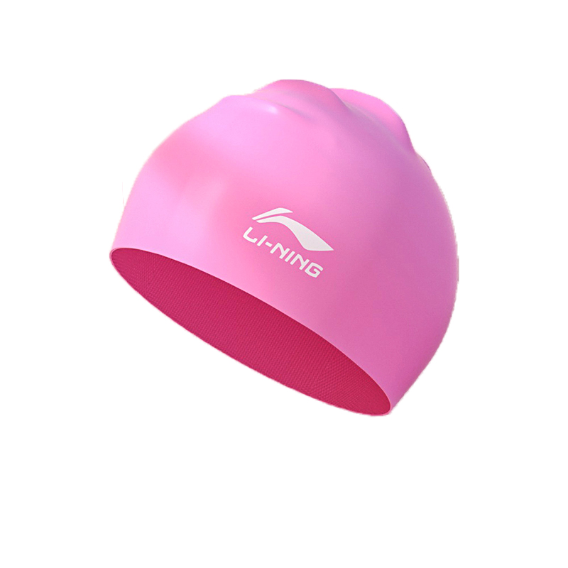 Li Ning Swimming Caps Silicone Unisex Pink