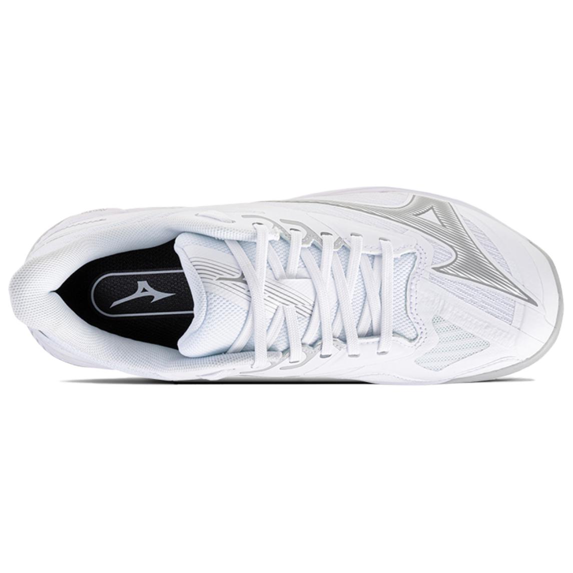 Mizuno WAVE EXCEED COURT Cushioning Slip Resistant Abrasion Resistant Low top Tennis Shoes Women’s White Gray