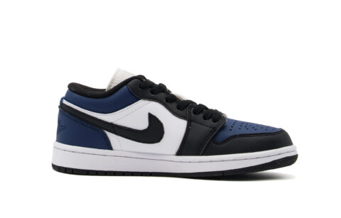 Jordan Air Jordan 1 Abrasion Resistant Low top Skateboard Shoes Unisex Blue Black
