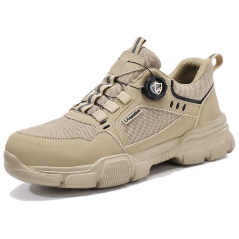 LANOUDUN Impact Resistant Lightweight Rebound Low top Outdoor Shoes Unisex Umber