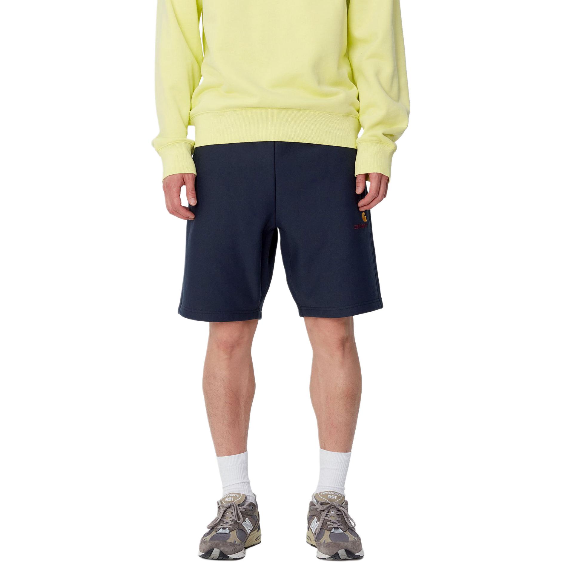 Carhartt WIP American Script Sweat Short Sports Shorts Men’s Air Force Blue