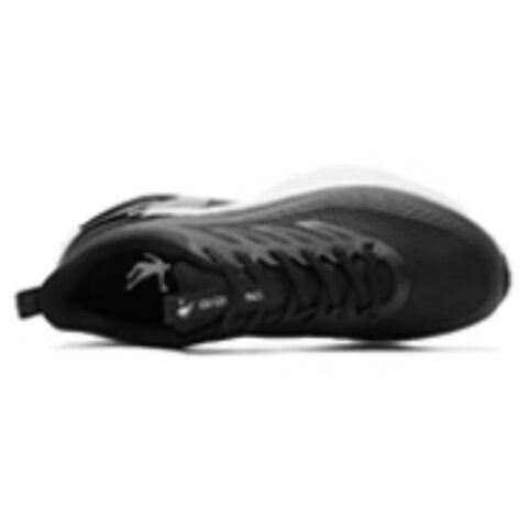 QIAODAN Slip Resistant And Breathable Low top Casual Running Shoes Men’s Black White