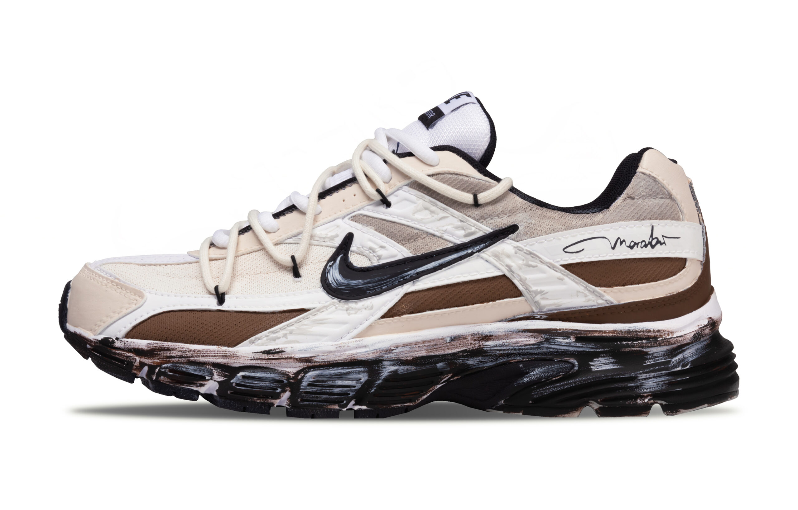 Nike Initiator Cushioning Breathable Support Low top Casual City Commuting Running Shoes Men’s Coffee
