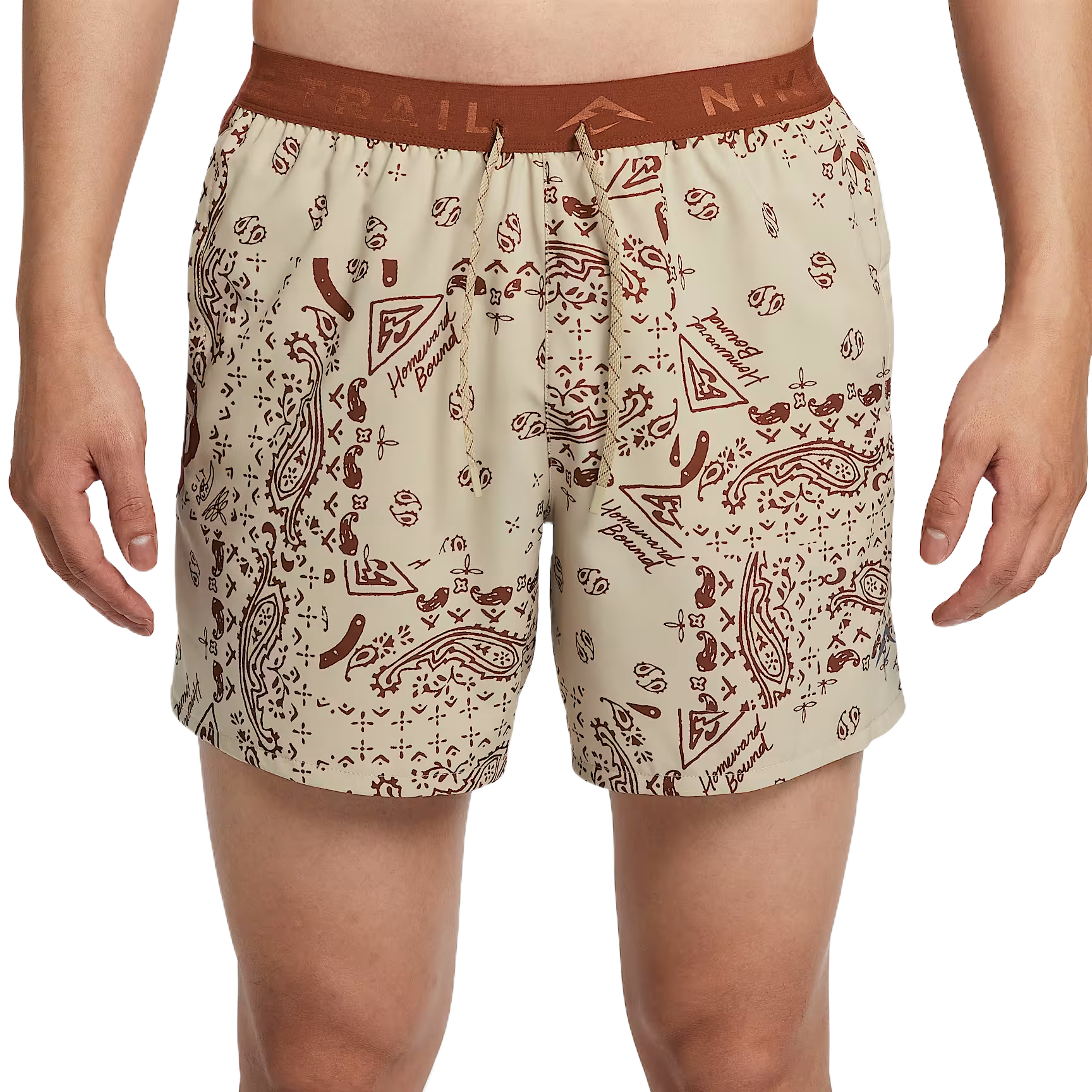 Nike Dri Fit Sports Shorts Men’s Desert Khaki/Light Yellow Brown/Black