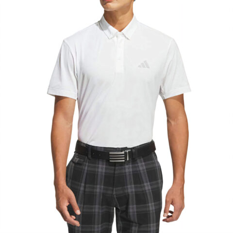 Adidas Golf Clothing Men’s White Lapel Moderate