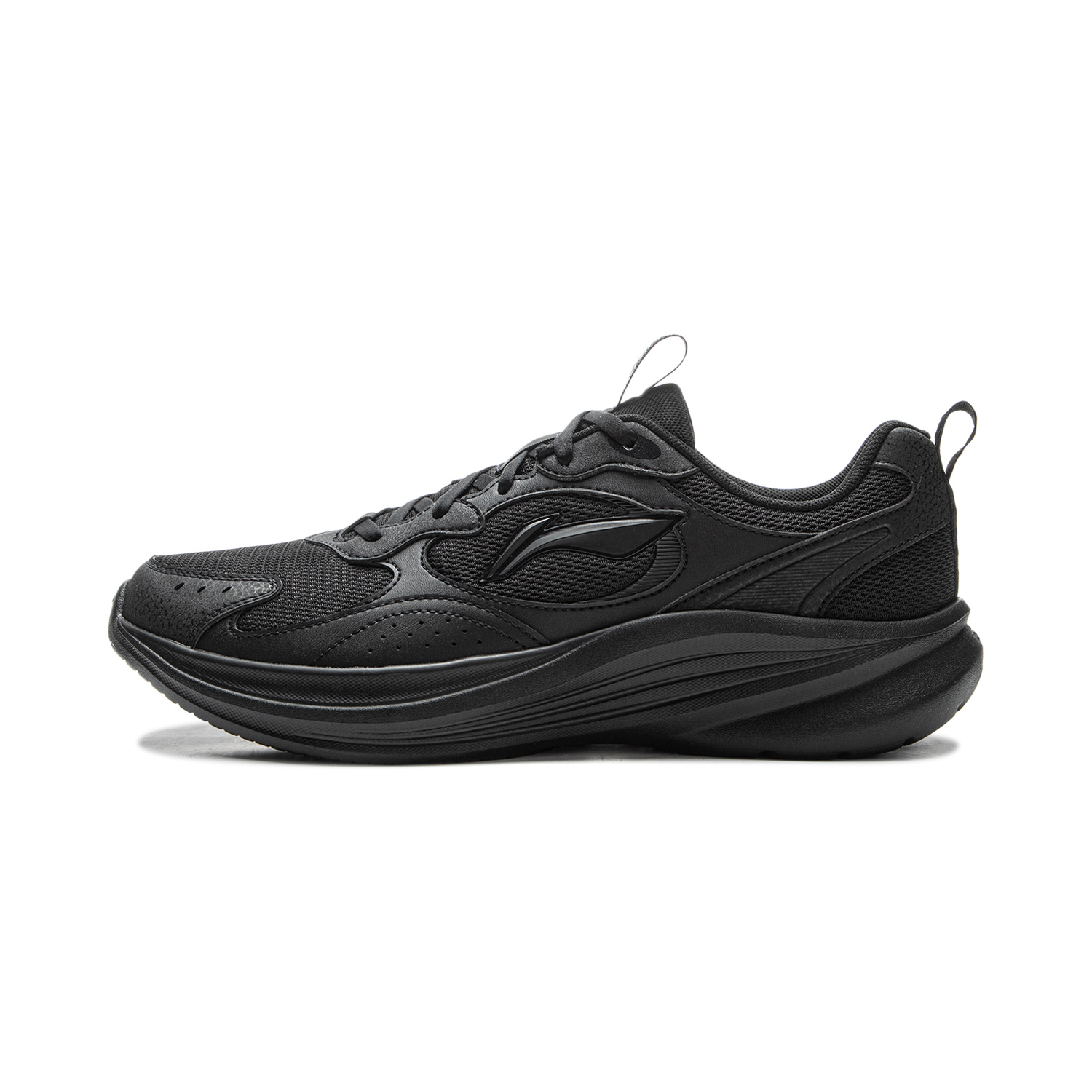 Li Ning Light Breeze V2 Cushioning Slip Resistant Abrasion Resistant Lightweight Rebound Low top Casual Running Shoes