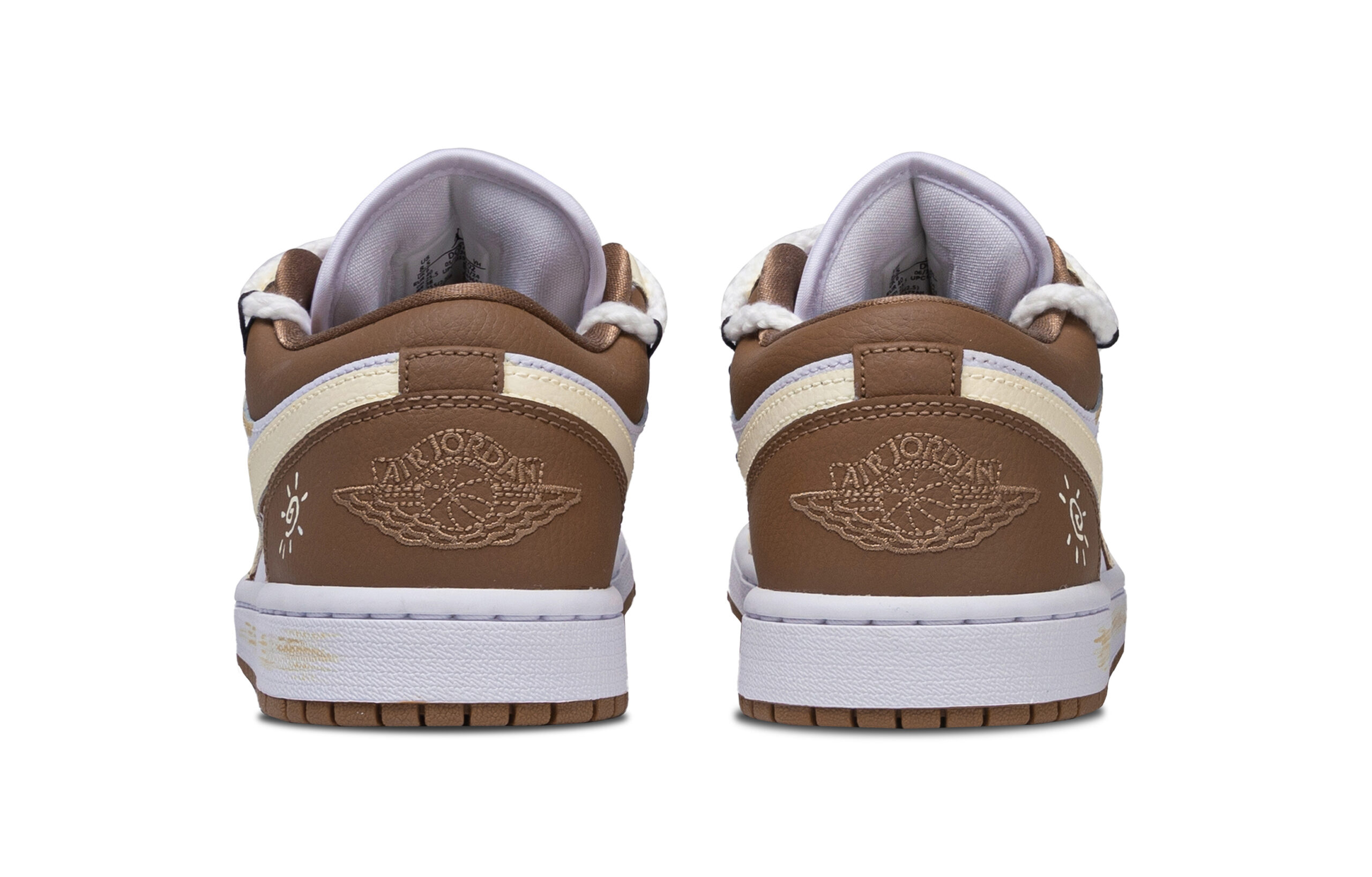Jordan Air Jordan 1 Mel Cheese Slip Resistant Abrasion Resistant Slip Resistant Abrasion Resistant Low top