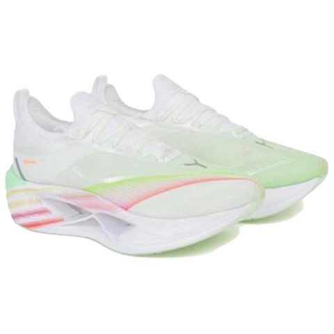 XTEP Colorful Cloud Fabric Slip Resistant Abrasion Resistant Low top Casual Running Shoes Women’s White Green