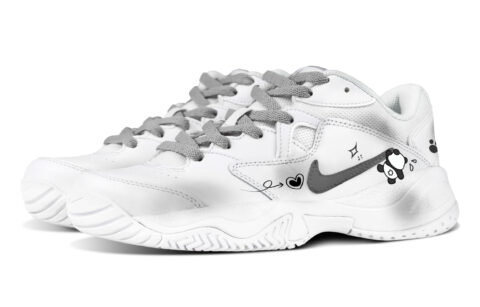 Nike Court Lite 2 Climbing Bear Textile, Synthetic Leather Abrasion Resistant Abrasion Resistant Low top Tennis Shoes