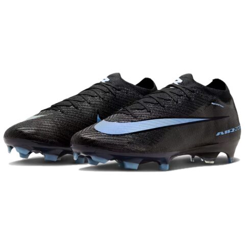 Nike Mercurial Vapor 16 Elite Abrasion Resistant Soccer Shoes Unisex Black Blue