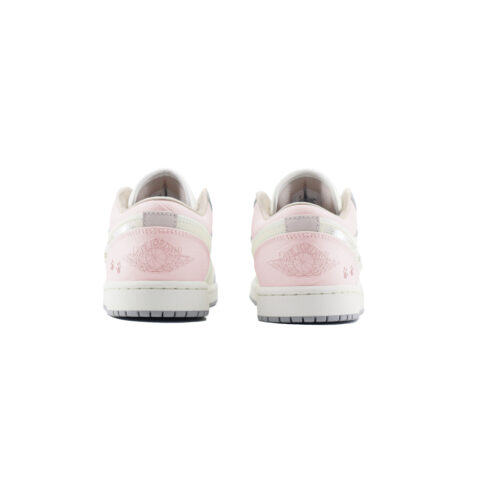 Jordan Air Jordan 1 Creative Art Abrasion Resistant Abrasion Resistant Low top Vintage Basketball Shoes Women’s